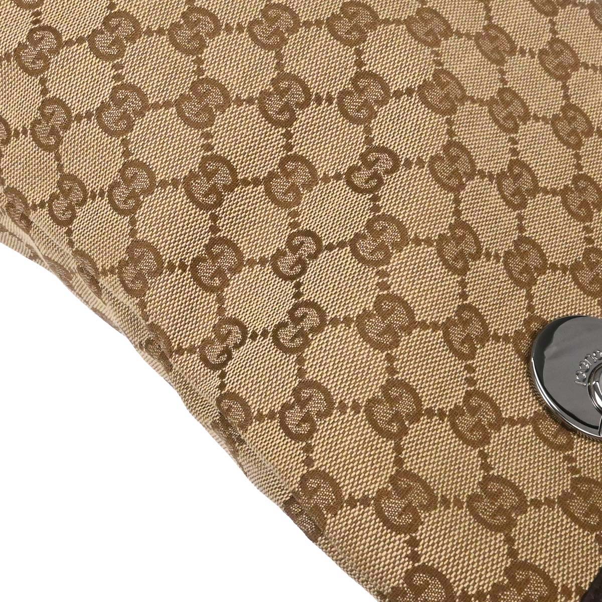 Gucci Beige Canvas GG Tote Handbag