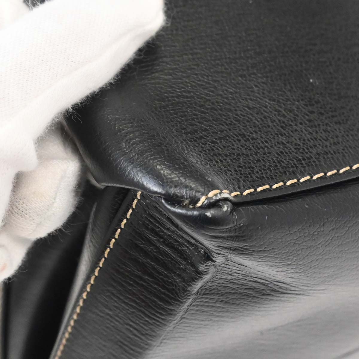 Loewe Black Leather Velasquez 2way Shoulder Handbag