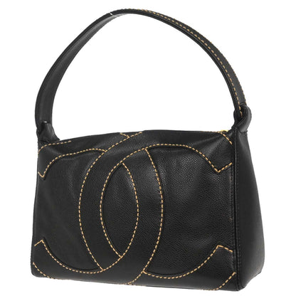 Chanel Black Caviar Skin Handbag