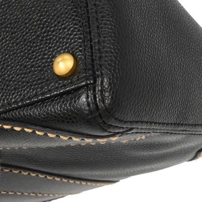 Chanel Black Caviar Skin Handbag