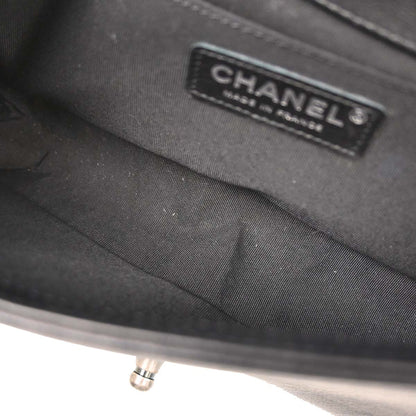 Boy Chanel 2018-2019 Black Lambskin Medium Shoulder Bag