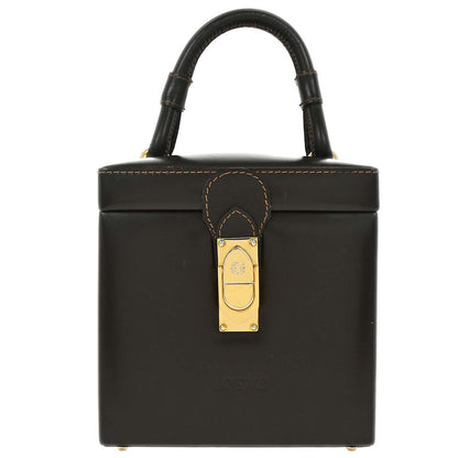 Loewe Brown Leather Vanity Handbag Box