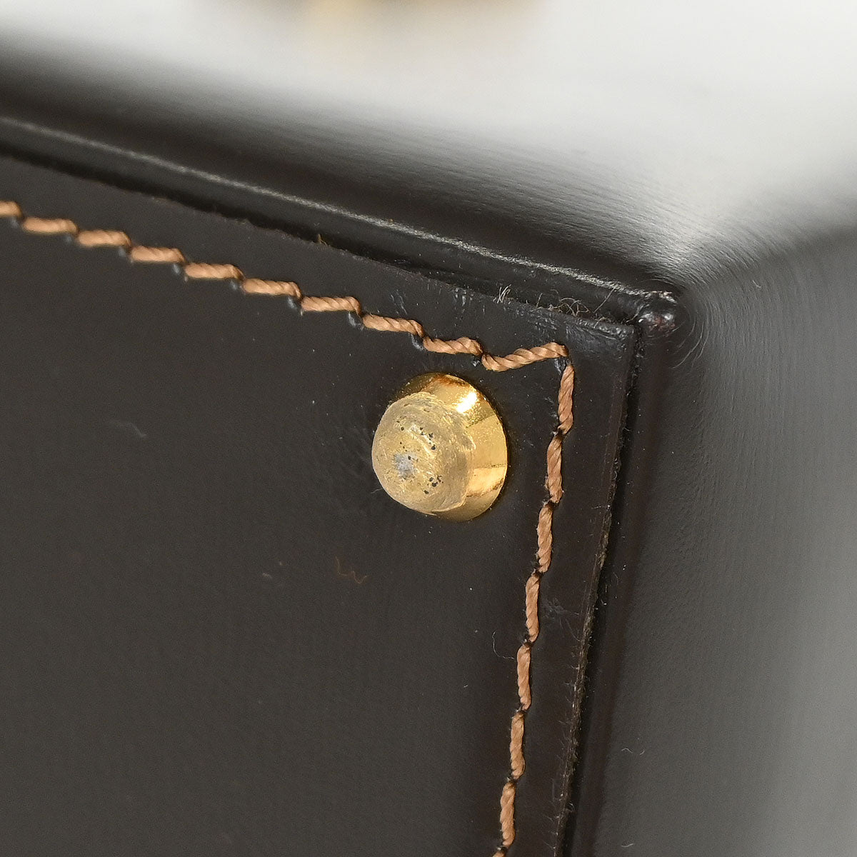 Loewe Brown Leather Vanity Handbag Box