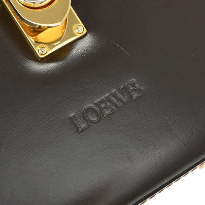 Loewe Brown Leather Vanity Handbag Box