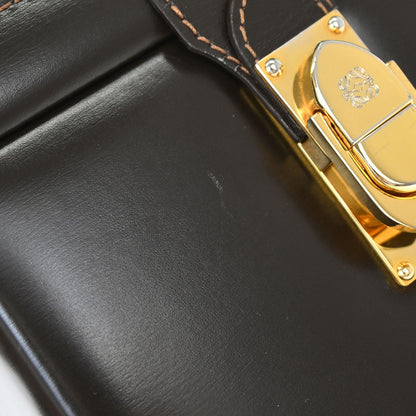 Loewe Brown Leather Vanity Handbag Box