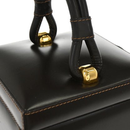 Loewe Brown Leather Vanity Handbag Box