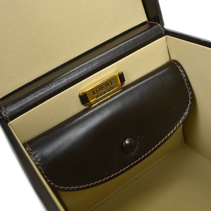 Loewe Brown Leather Vanity Handbag Box