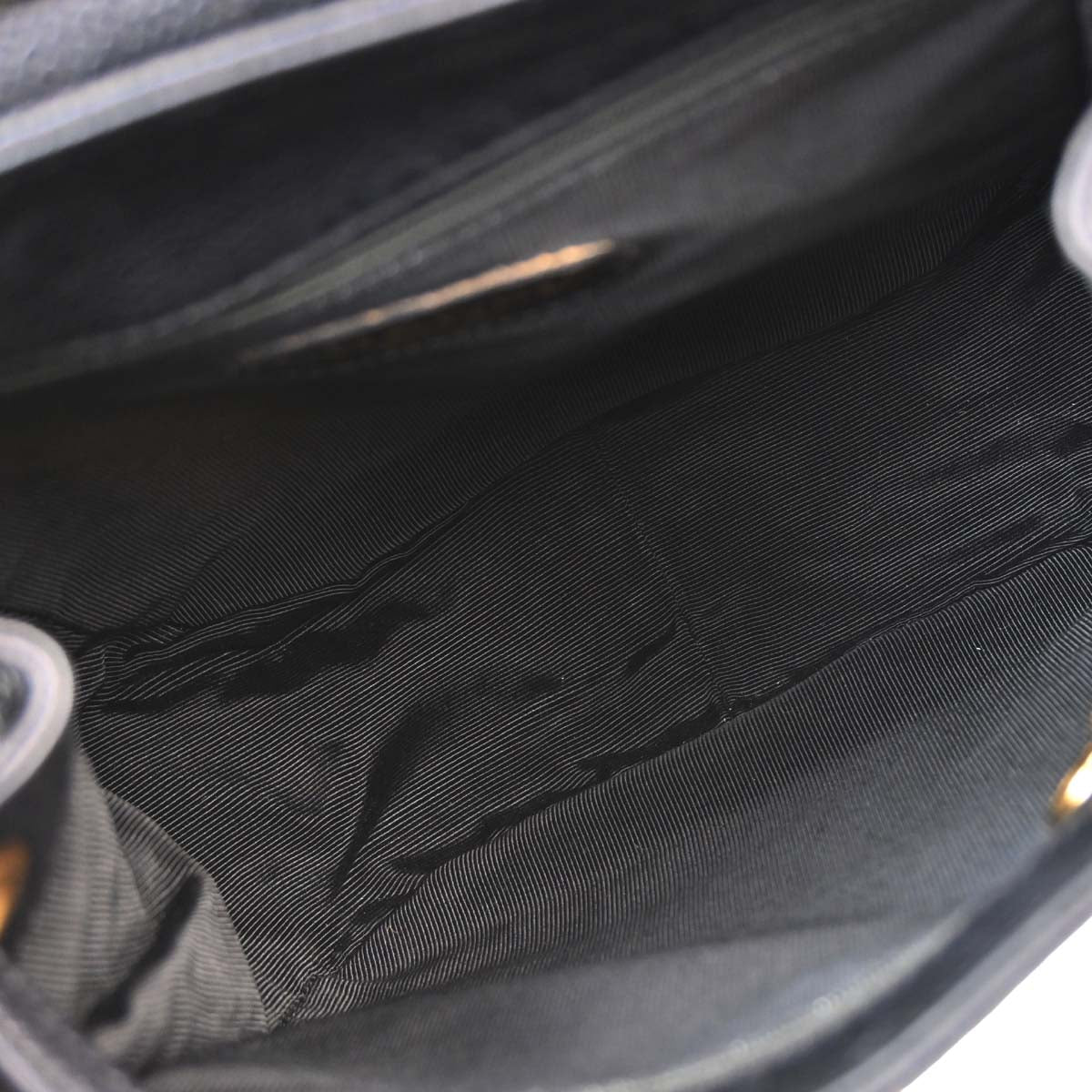 Chanel Black Caviar Skin Triple CC Backpack