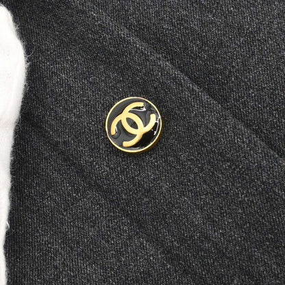 Chanel 1994 Single Breasted Jacket Gray #36