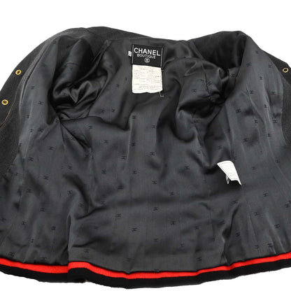 Chanel 1994 Single Breasted Jacket Gray #36