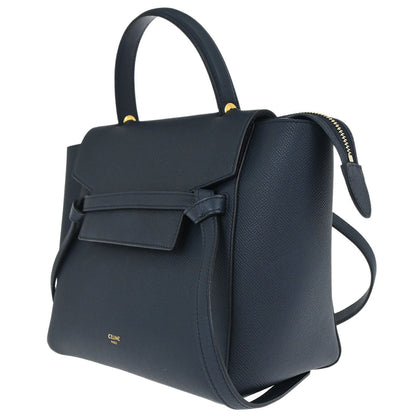 Celine Navy Belt Bag Micro 2way Shoulder Handbag