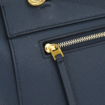 Celine Navy Belt Bag Micro 2way Shoulder Handbag
