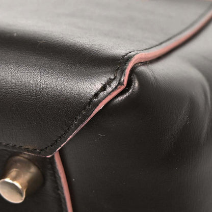 Celine Dark Gray Belt Bag 2way Shoulder Handbag