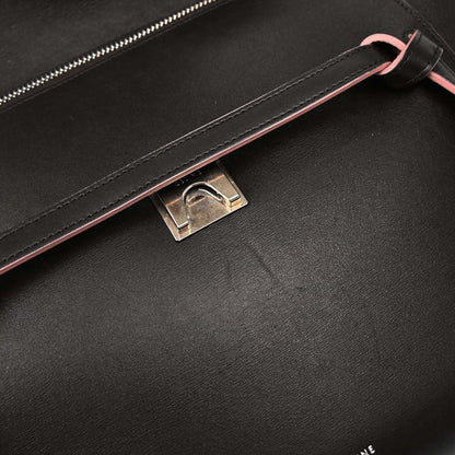 Celine Dark Gray Belt Bag 2way Shoulder Handbag