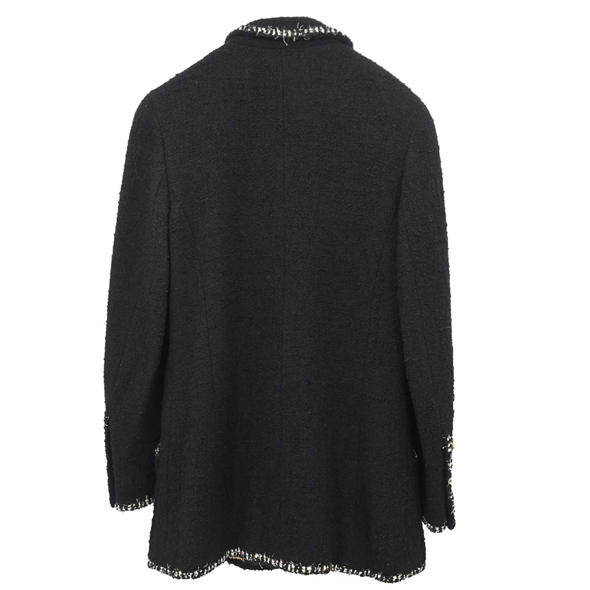 Chanel 1994 Double Breasted Jacket Black #38