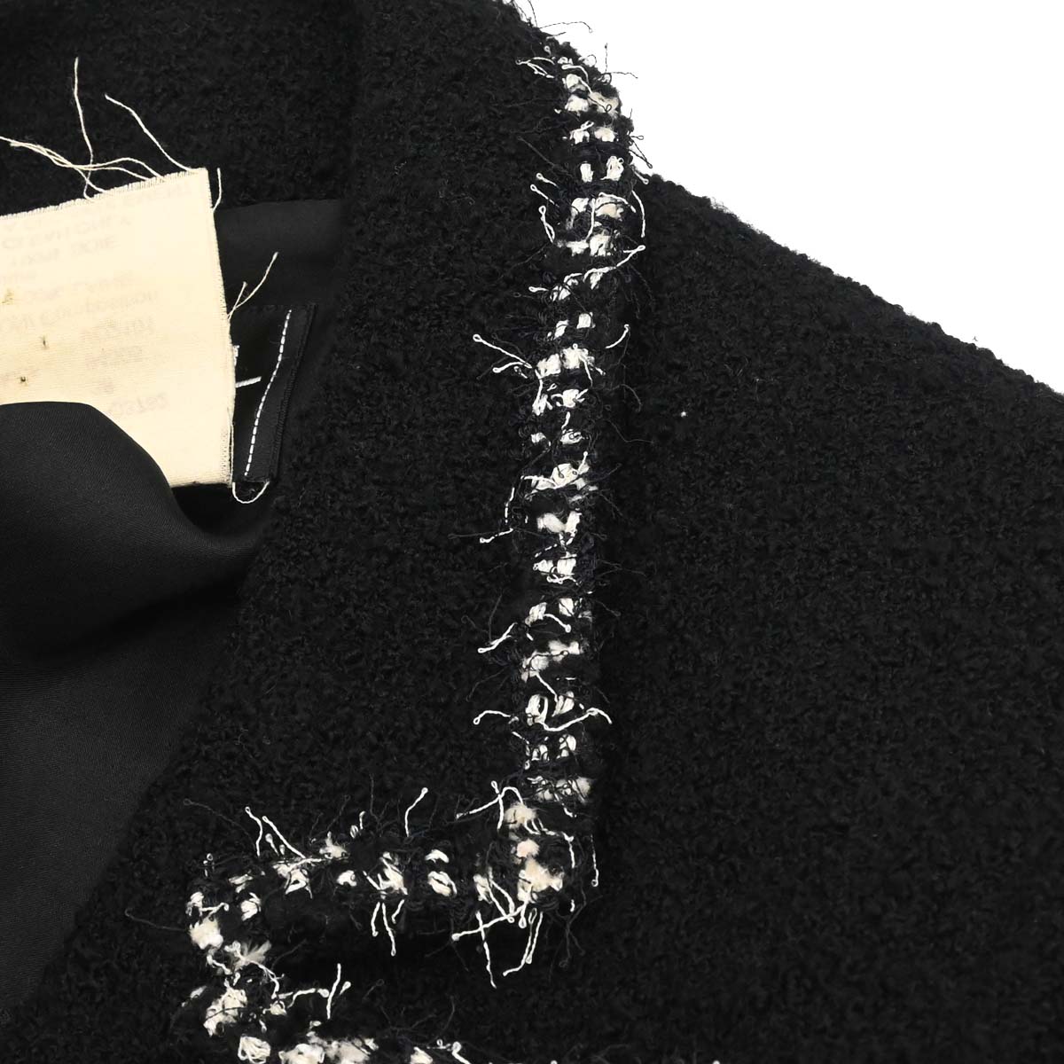 Chanel 1994 Double Breasted Jacket Black #38