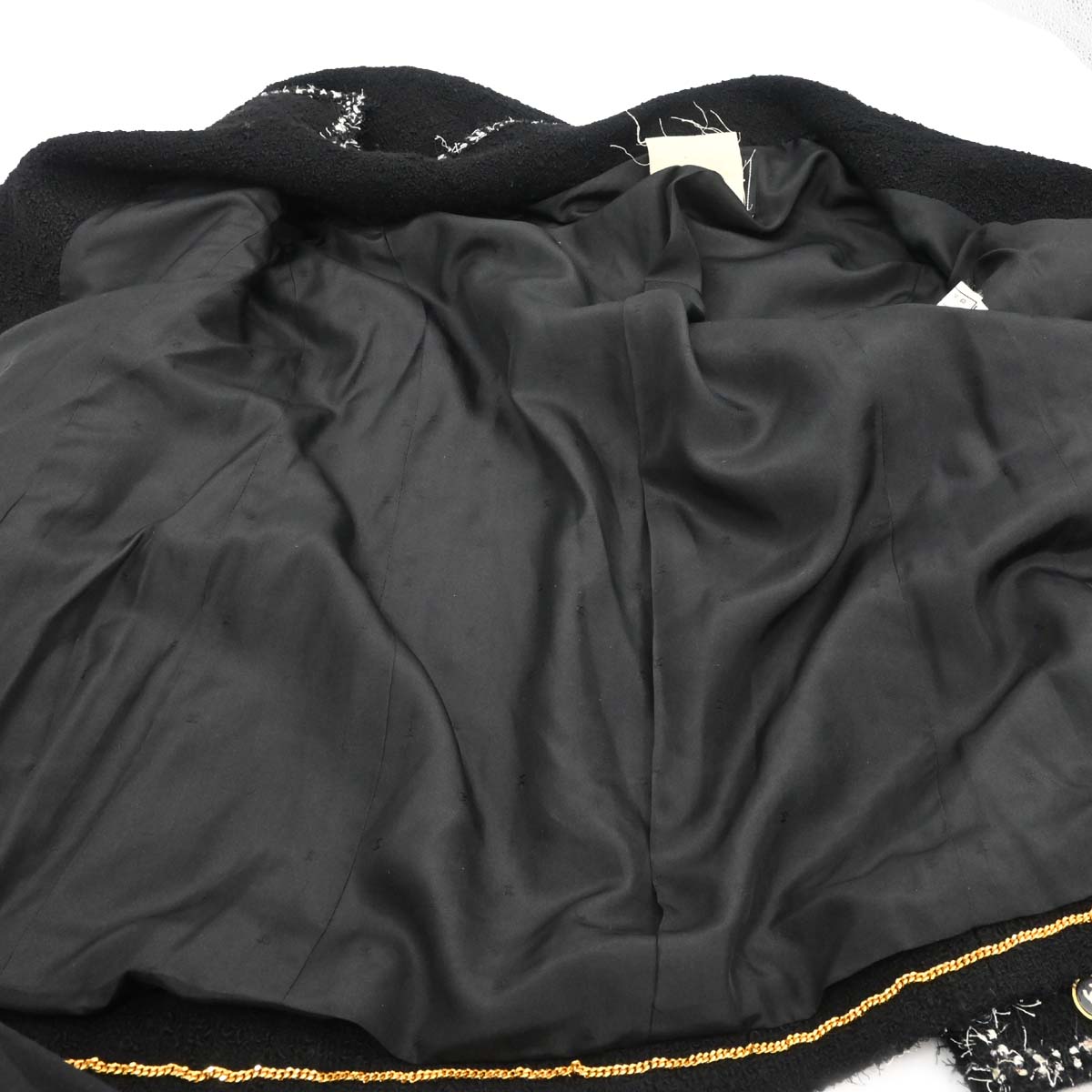 Chanel 1994 Double Breasted Jacket Black #38
