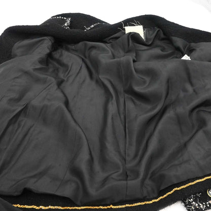Chanel 1994 Double Breasted Jacket Black #38