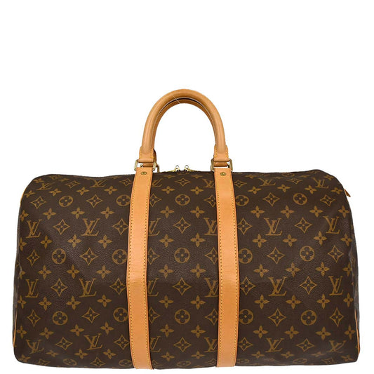 Louis Vuitton Monogram Keepall 45 Travel Handbag M41428