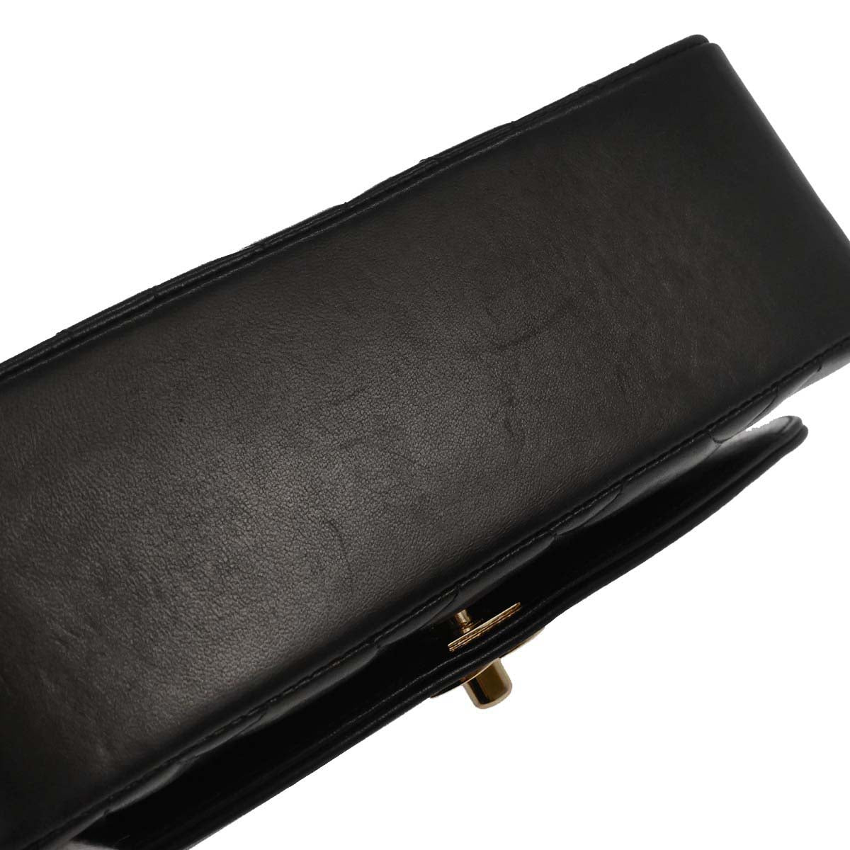 Chanel Black Lambskin Small Diana Shoulder Bag