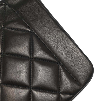 Chanel Black Lambskin Small Diana Shoulder Bag