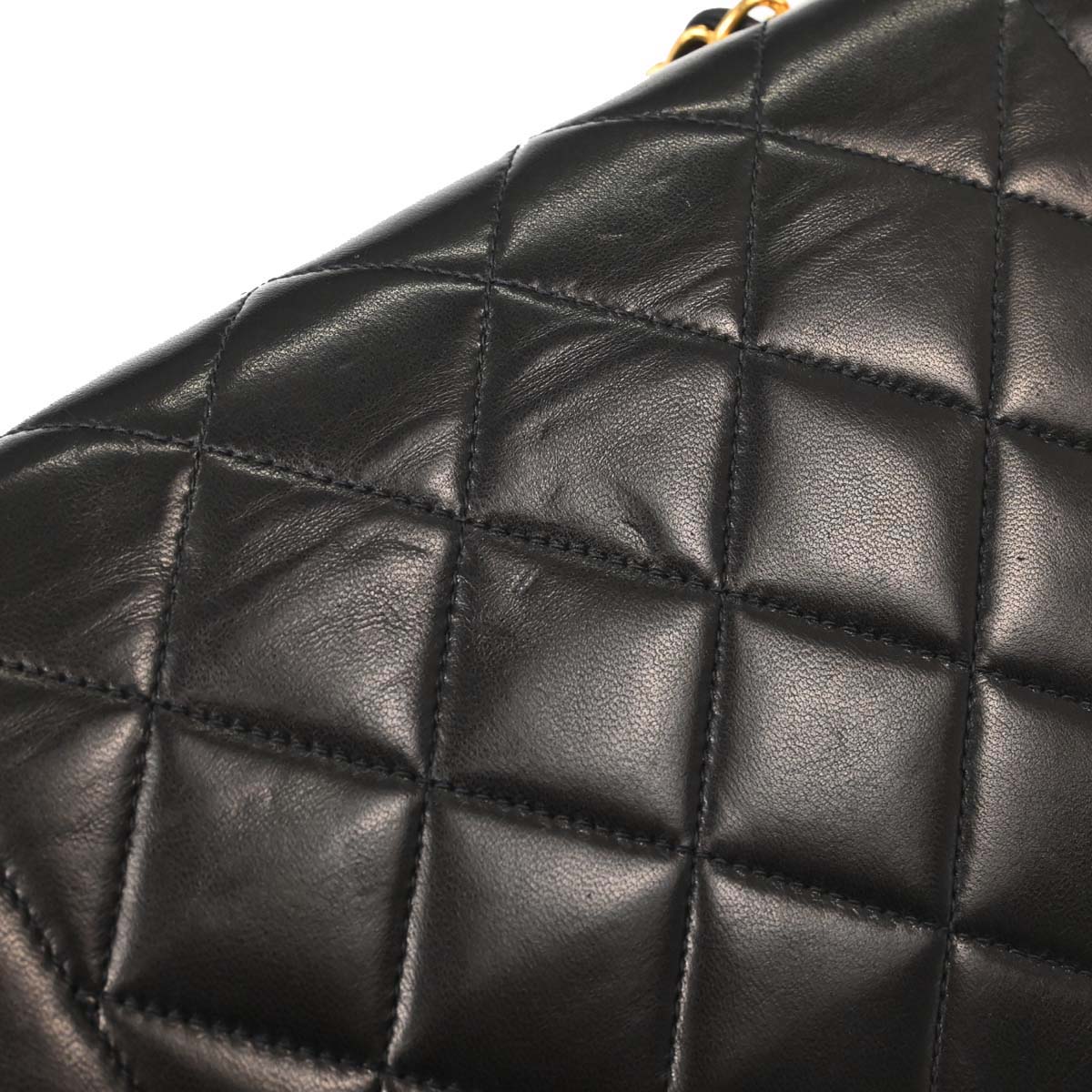 Chanel Black Lambskin Small Diana Shoulder Bag