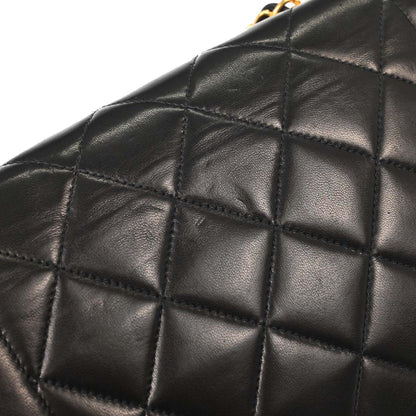 Chanel Black Lambskin Small Diana Shoulder Bag