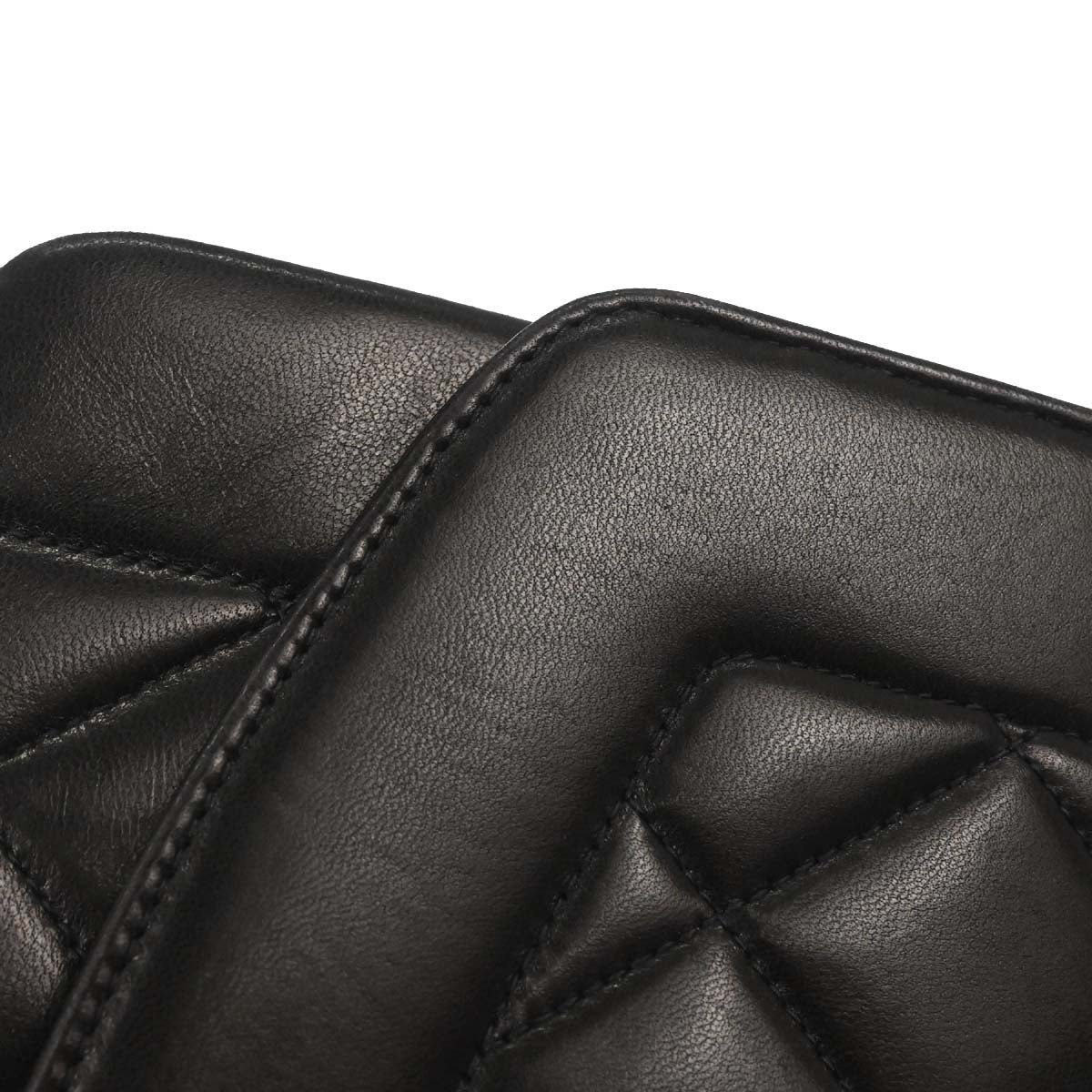 Chanel Black Lambskin Small Diana Shoulder Bag