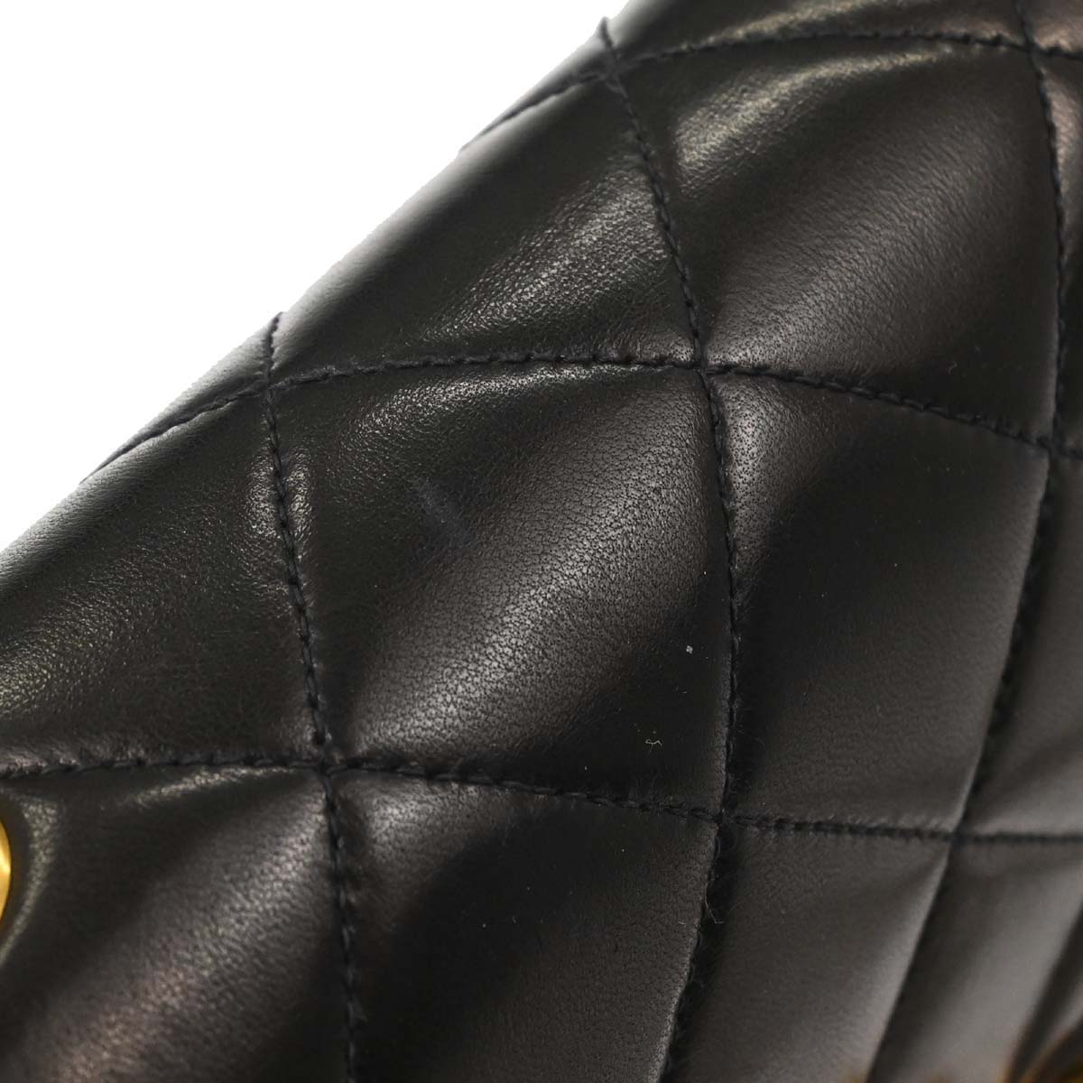 Chanel Black Lambskin Small Diana Shoulder Bag