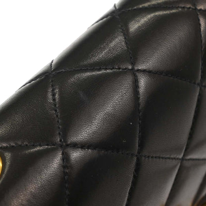 Chanel Black Lambskin Small Diana Shoulder Bag