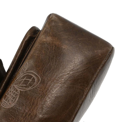 Chanel Brown Calfskin Graffiti Handbag