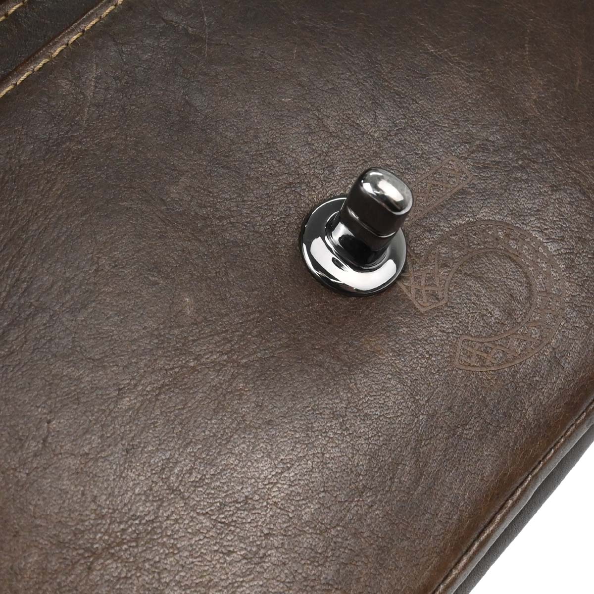 Chanel Brown Calfskin Graffiti Handbag