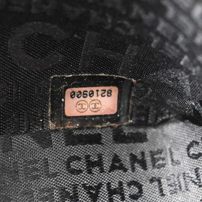 Chanel Brown Calfskin Graffiti Handbag