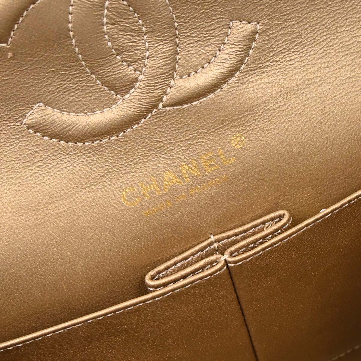 Chanel White Tweed Garden Party Medium Classic Double Flap Shoulder Bag