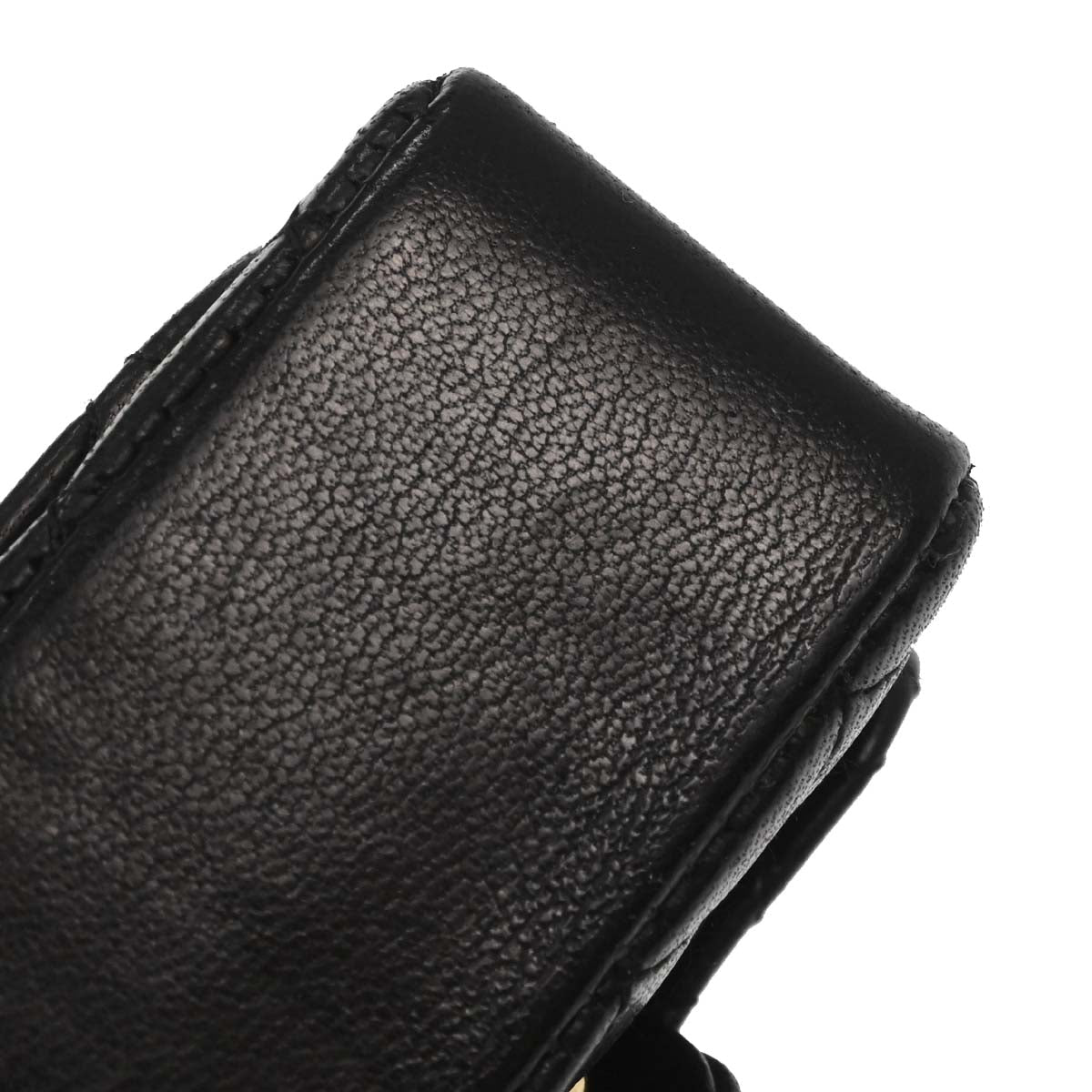 Chanel Black Lambskin Classic Flap Micro Bum Belt Bag