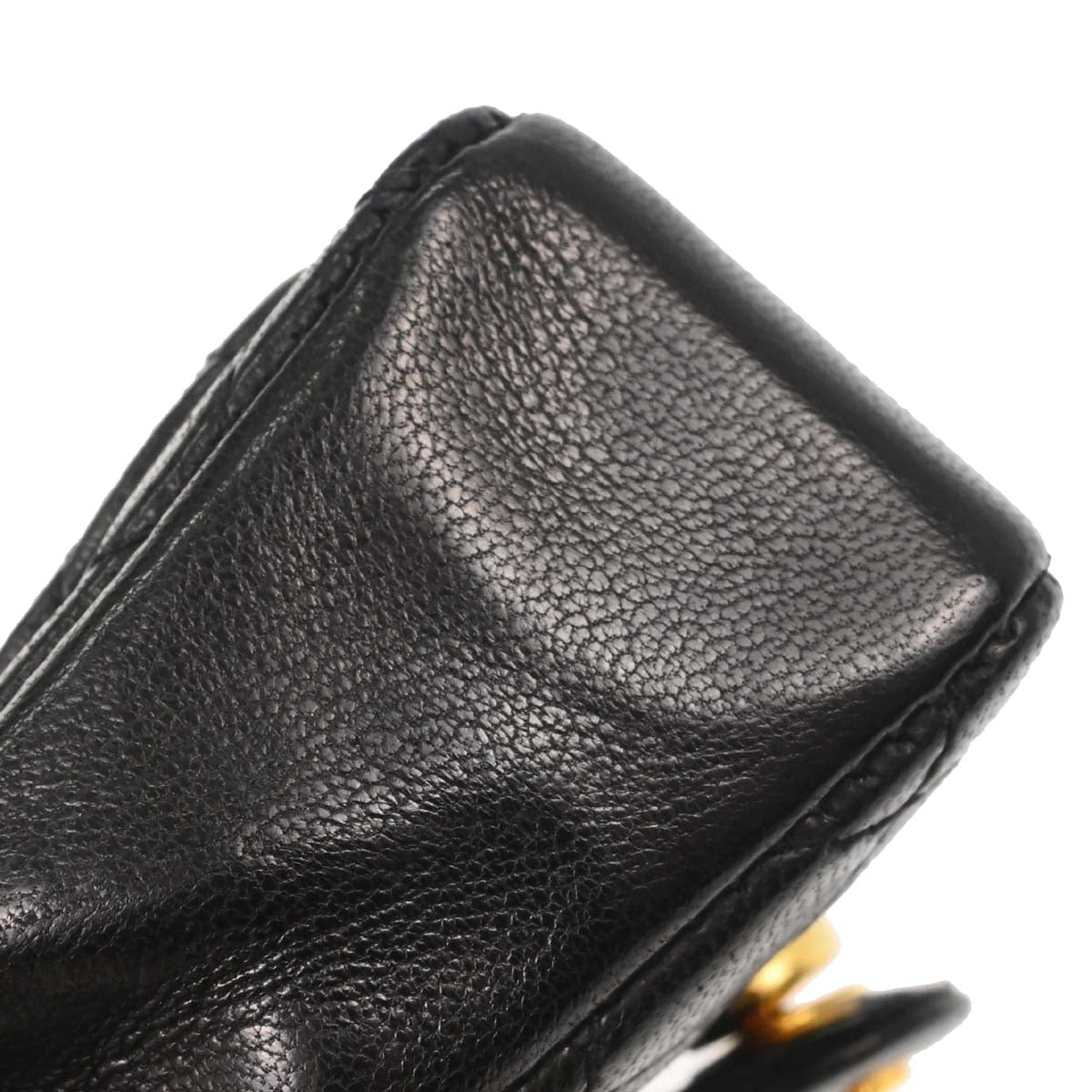Chanel Black Lambskin Classic Flap Micro Bum Belt Bag