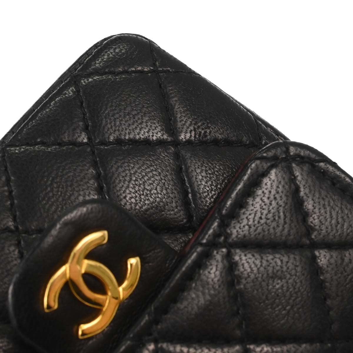 Chanel Black Lambskin Classic Flap Micro Bum Belt Bag