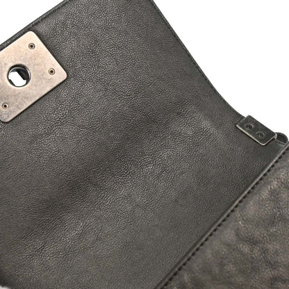 Boy Chanel 2013-2014 Gray Calfskin Small Chain Shoulder Bag