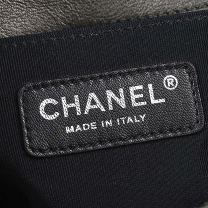 Boy Chanel 2013-2014 Gray Calfskin Small Chain Shoulder Bag