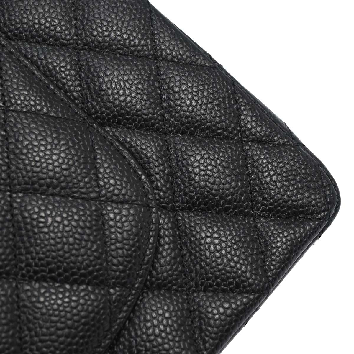 Chanel Black Caviar Medium Classic Double Flap Shoulder Bag
