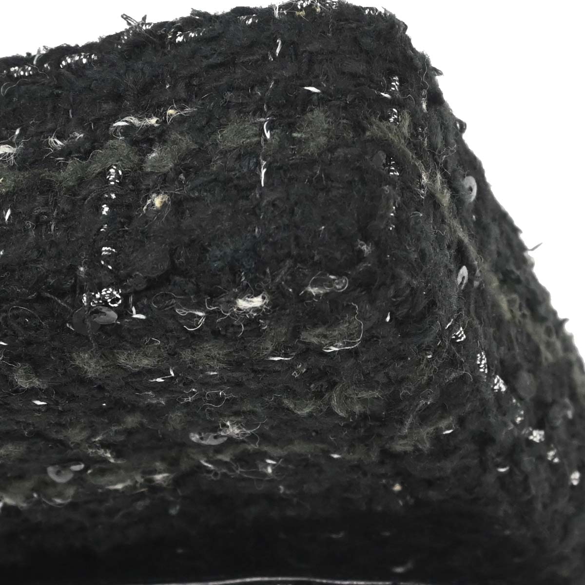 Chanel 2002-2003 Black Tweed East West Shoulder Bag