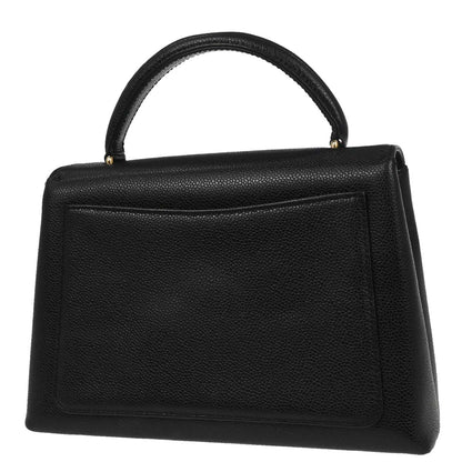 Chanel 1997-1999 Black Caviar Skin Kelly Handbag