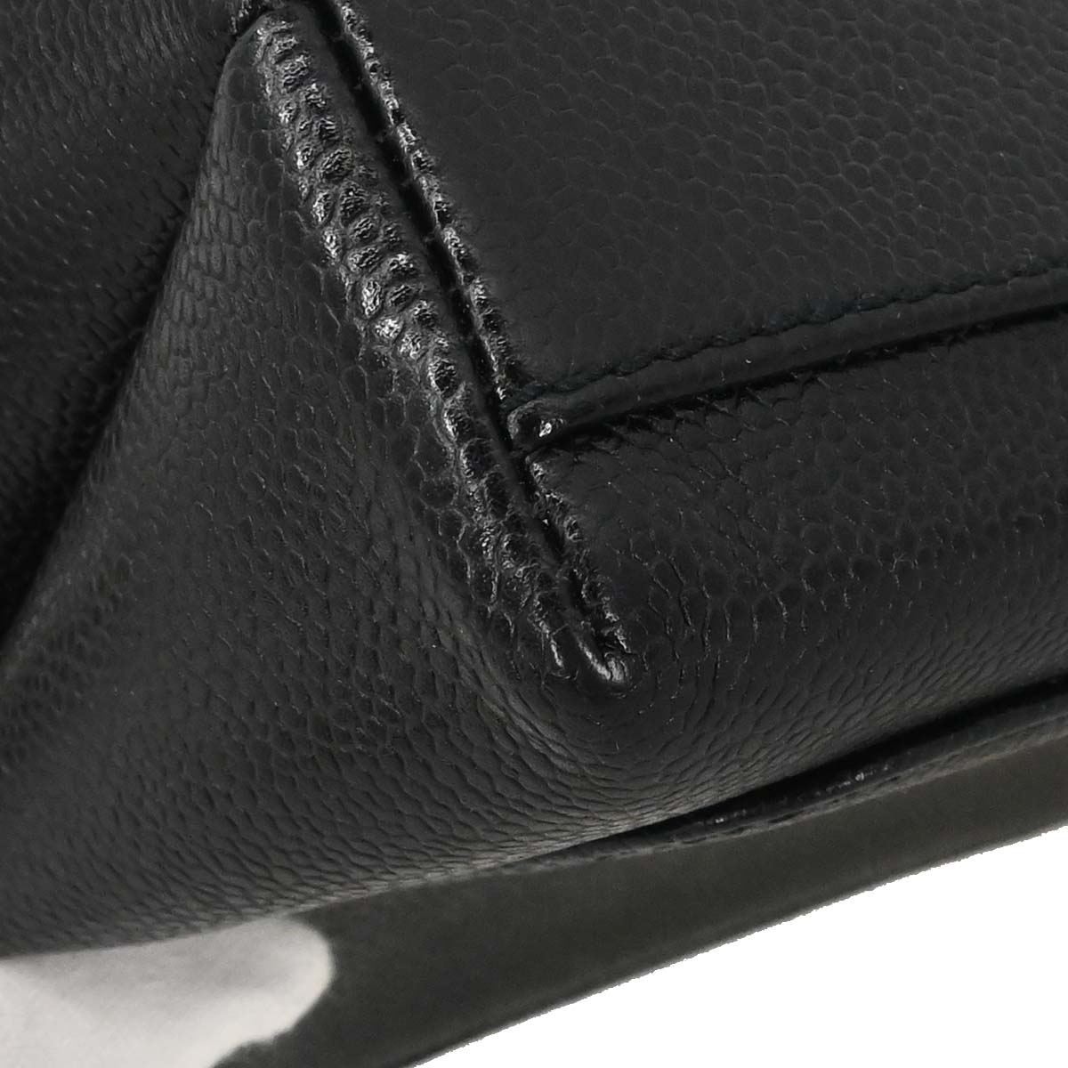 Chanel 1997-1999 Black Caviar Skin Kelly Handbag