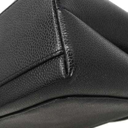 Chanel 1997-1999 Black Caviar Skin Kelly Handbag