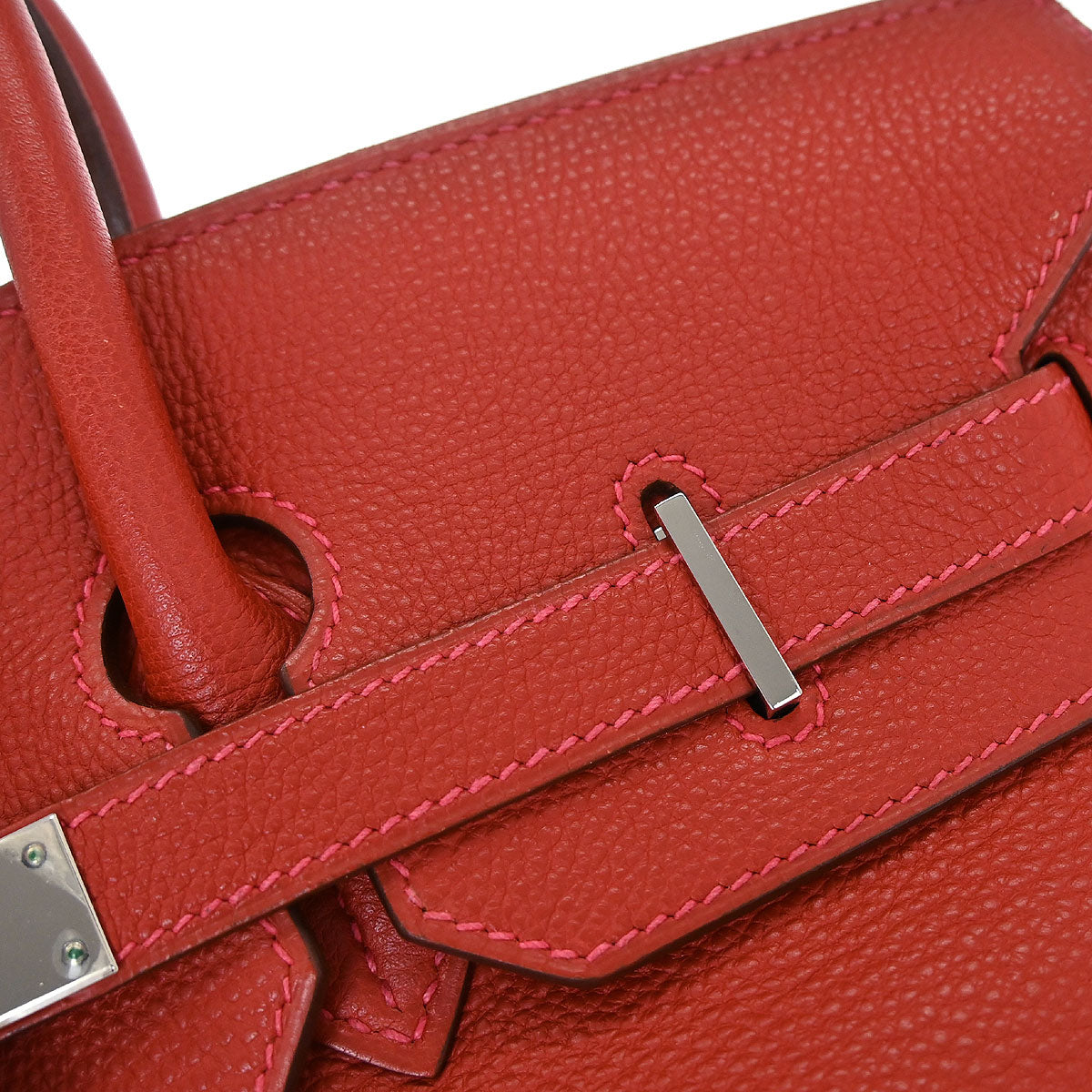 Hermes Vermilion Togo Birkin 35 Handbag