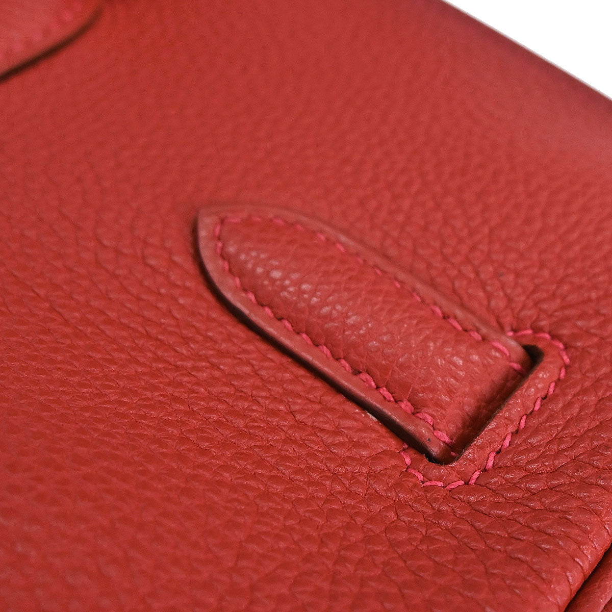 Hermes Vermilion Togo Birkin 35 Handbag