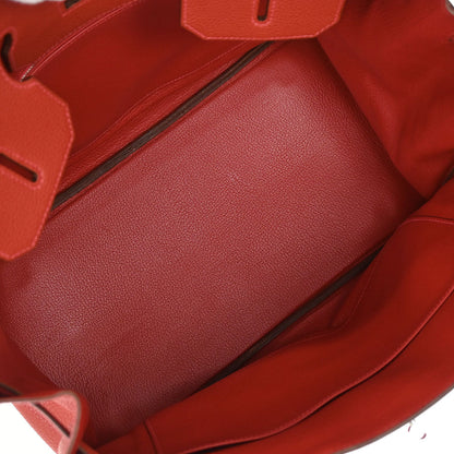 Hermes Vermilion Togo Birkin 35 Handbag