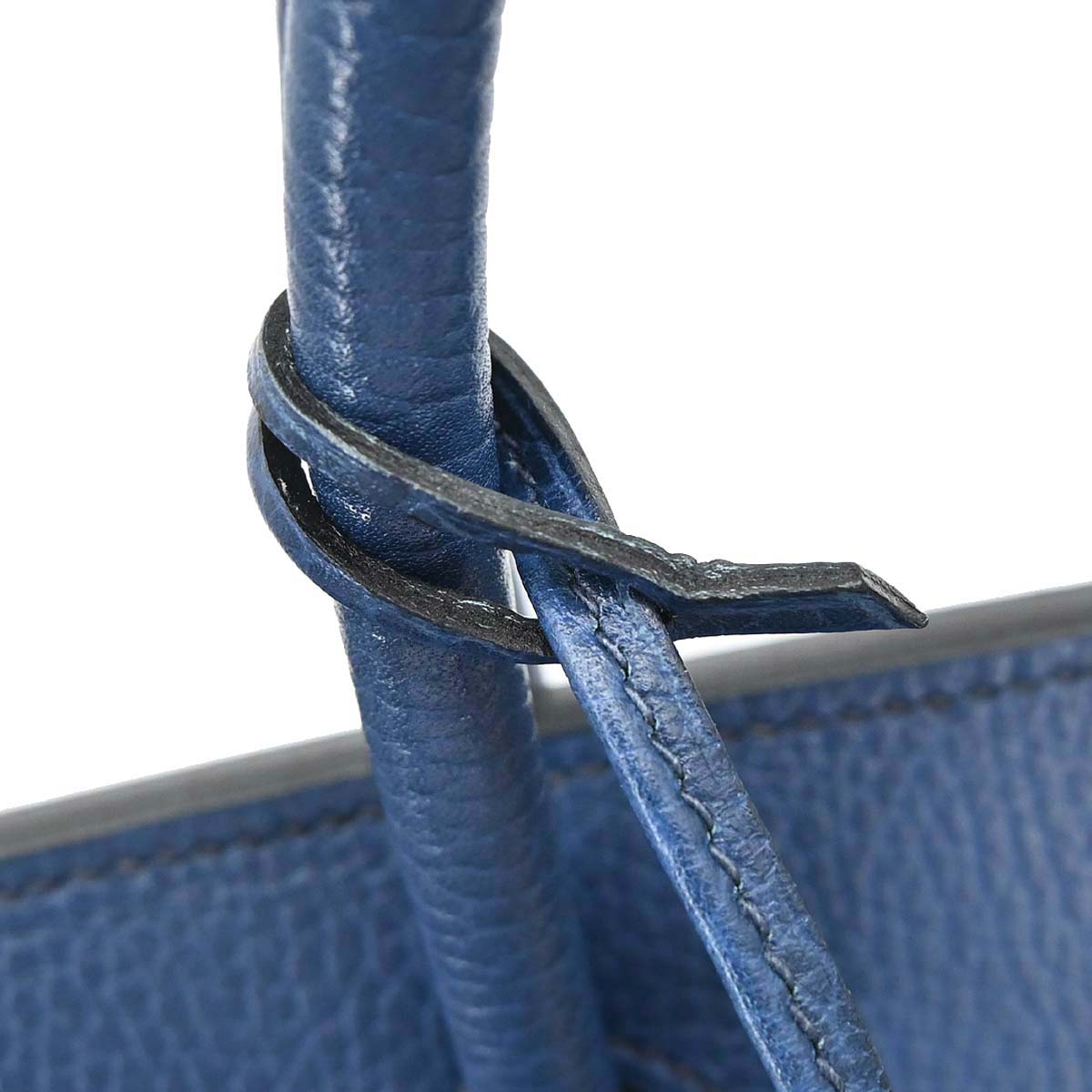 Hermes Blue Ardennes Birkin 30 Handbag