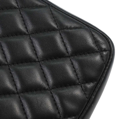 Chanel 2019 Black Lambskin Side Packs Shoulder Bag