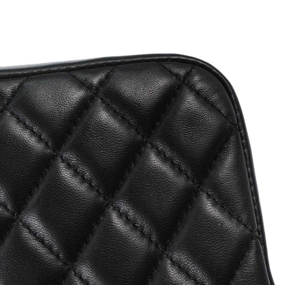 Chanel 2019 Black Lambskin Side Packs Shoulder Bag